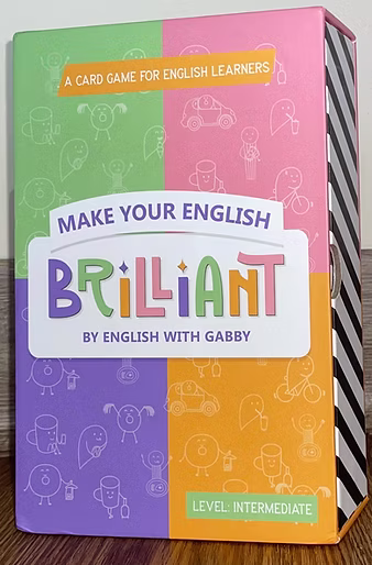 Brilliant English learning card game